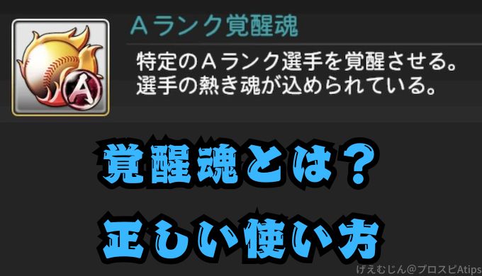 覚醒魂とは？使い方