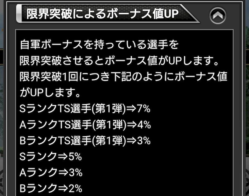 プロスピ無双限界突破コーチ
