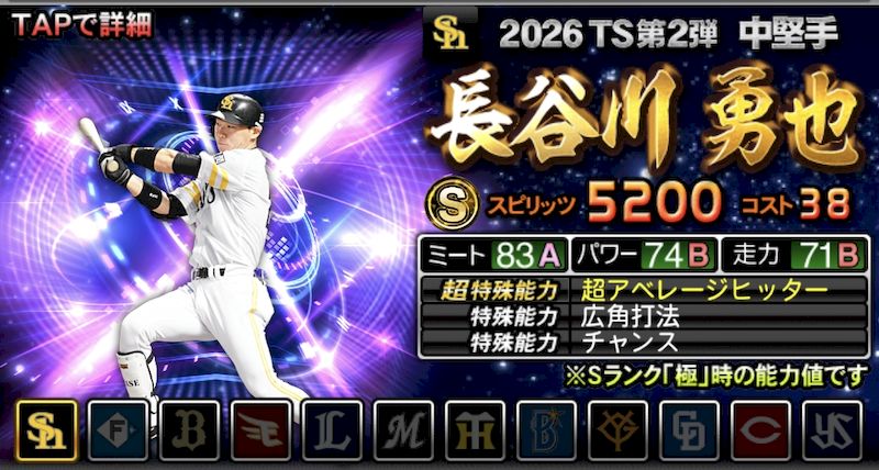 2026SランクTS長谷川